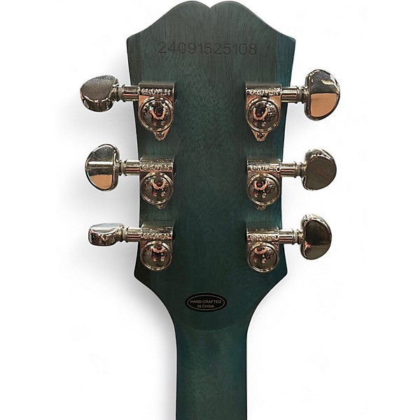 Used Epiphone Les Paul Traditional Pro IV Ocean Blue Solid Body Electric Guitar