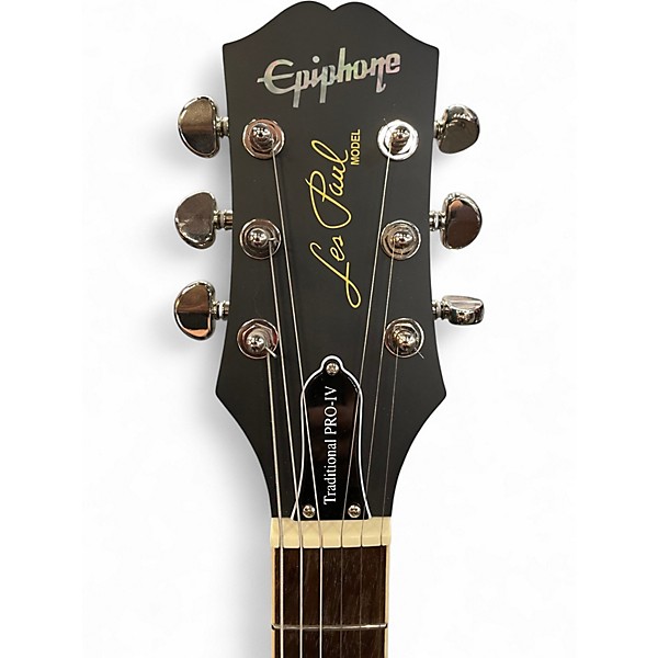 Used Epiphone Les Paul Traditional Pro IV Ocean Blue Solid Body Electric Guitar