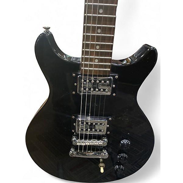 Used Hamer Sunburst F/T Black Solid Body Electric Guitar