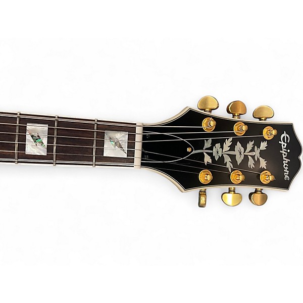 Used Epiphone EMILY WOLFE SHERATON WHITE Hollow Body Electric Guitar