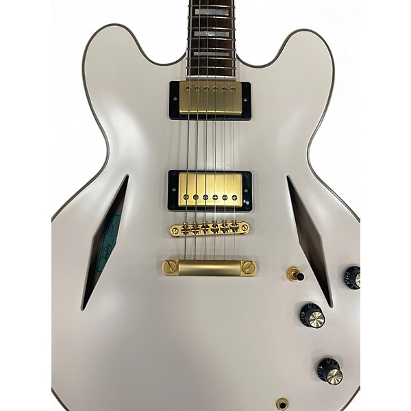 Used Epiphone EMILY WOLFE SHERATON WHITE Hollow Body Electric Guitar