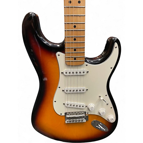 Used Fender Player Stratocaster 3 Color Sunburst Solid Body Electric Guitar