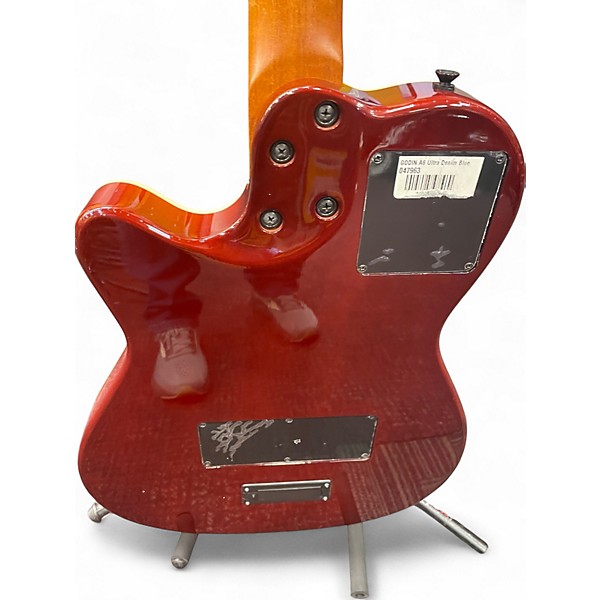 Used 2019 Godin A6 Ultra Denim Blue Acoustic Electric Guitar