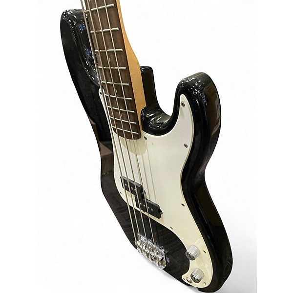 Used Squier Affinity Precision Bass Black Electric Bass Guitar