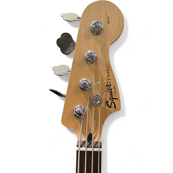 Used Squier Affinity Precision Bass Black Electric Bass Guitar