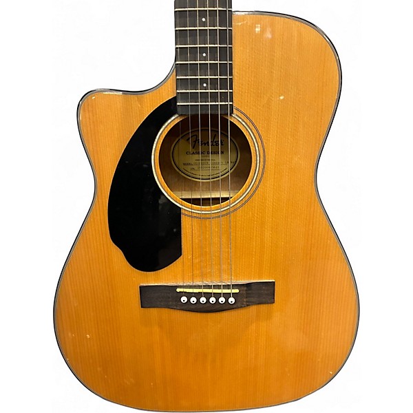 Used Fender CC60SCE Natural Acoustic Electric Guitar