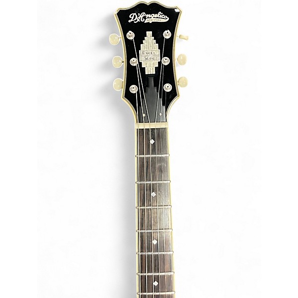 Used D'Angelico EXCEL SS TOUR Black Hollow Body Electric Guitar