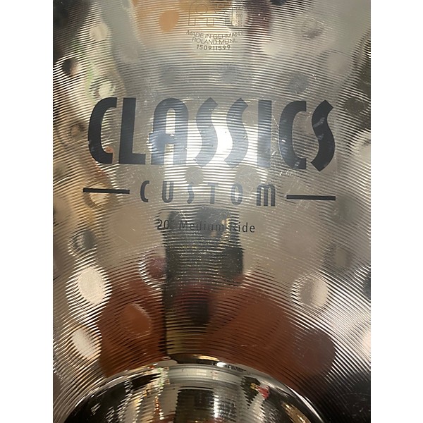Used MEINL 20in Classic Custom Medium Ride Cymbal