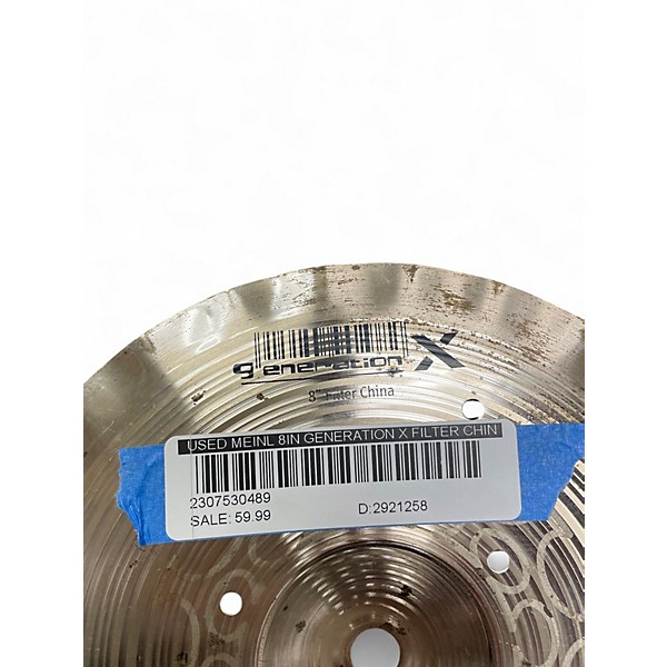 Used MEINL 8in Generation X Filter China Cymbal
