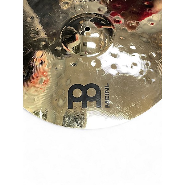 Used MEINL 18in Classic Custom Extreme Metal Crash Brilliant Cymbal
