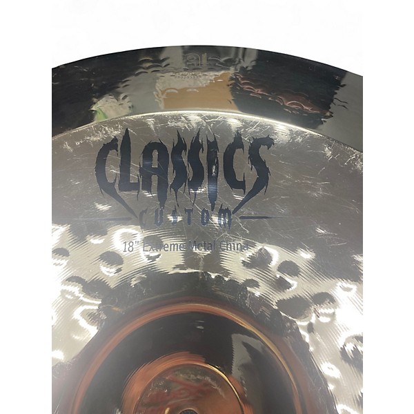 Used MEINL 18in classic custom medium china Cymbal