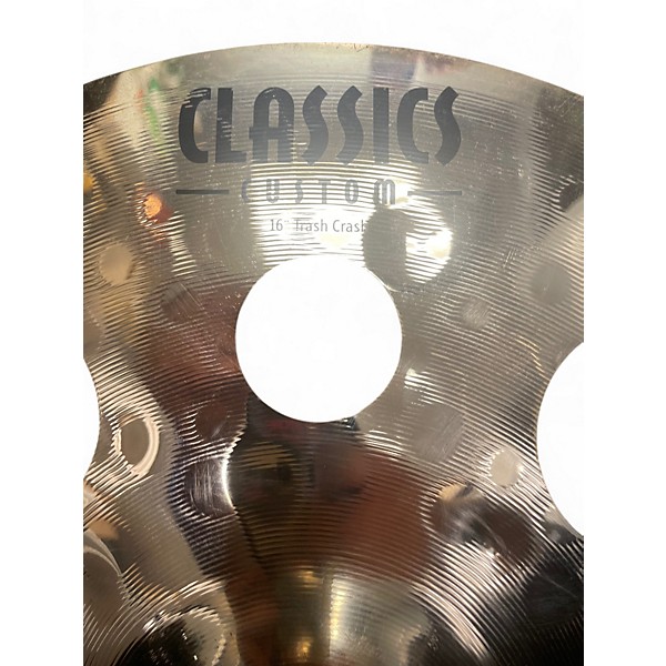 Used MEINL 16in Classic Custom Trash Crash Brilliant Cymbal