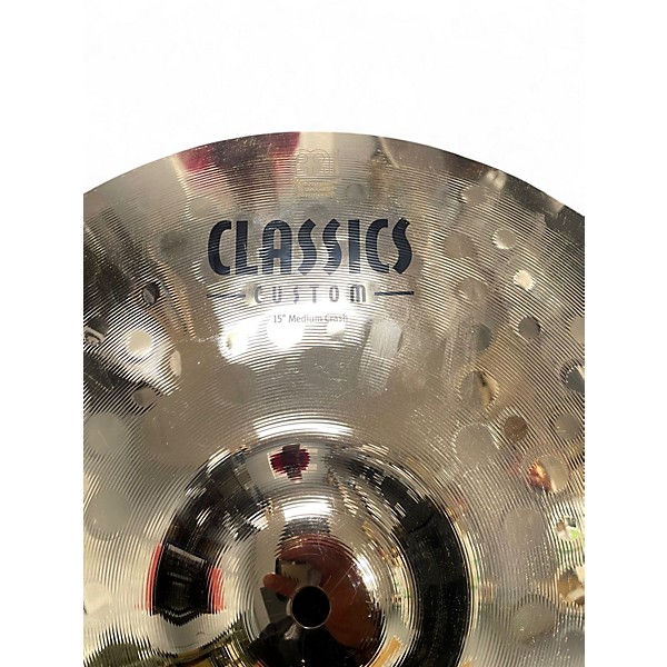 Used MEINL 15in Classic Custom Medium Crash Cymbal