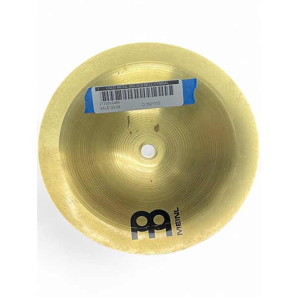 Used MEINL 8in HCS BELL Cymbal