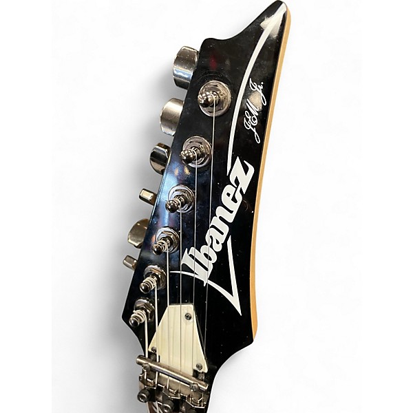 Used Ibanez JEMJR Black Solid Body Electric Guitar