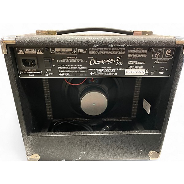 Used Fender CHAMPION II 25 Guitar Combo Amp