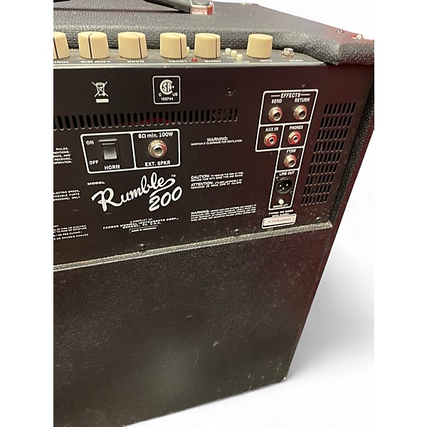 Used Fender Rumble V3 200W Bass Amp Head
