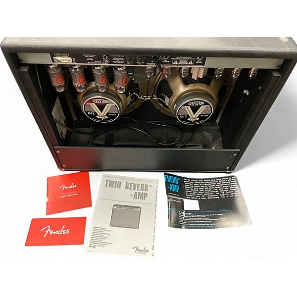 Used Fender 1968 Custom Twin Reverb 85W 2x12 Tube Guitar Combo Amp