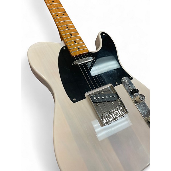 Used Squier Telecaster Trans White Solid Body Electric Guitar