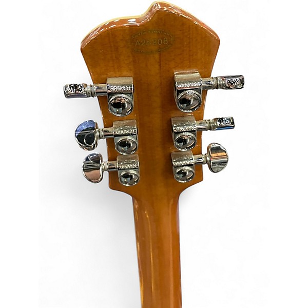 Used Agile BARITONE Natural Hollow Body Electric Guitar