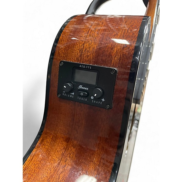 Used 2020s Ibanez AEG5012-DVH Tobacco Burst 12 String Acoustic Electric Guitar