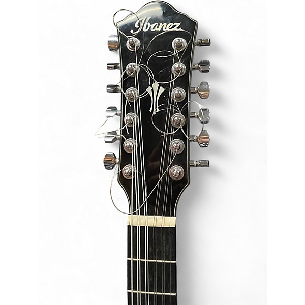 Used 2020s Ibanez AEG5012-DVH Tobacco Burst 12 String Acoustic Electric Guitar