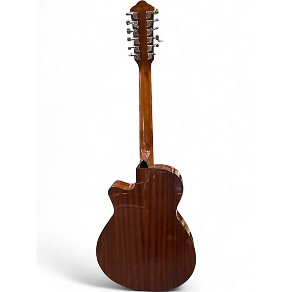 Used 2020s Ibanez AEG5012-DVH Tobacco Burst 12 String Acoustic Electric Guitar