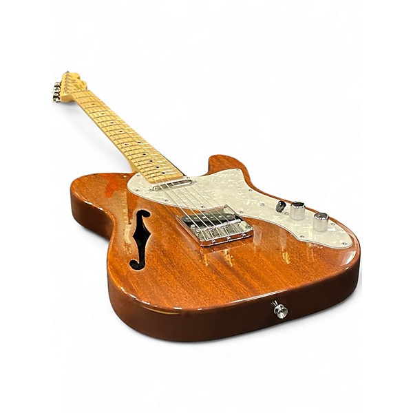 Used Squier Classic Vibe 60s Thinline Telecaster Natural Walnut Hollow Body Electric Guitar