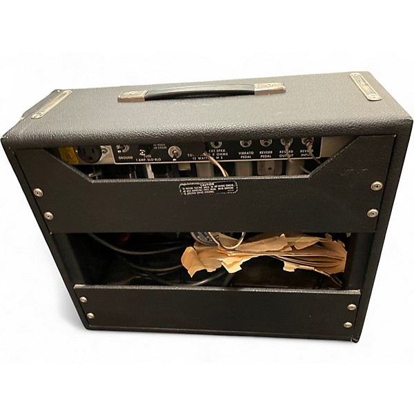 Vintage 1974 Fender Princeton Reverb 1x10 12W Tube Guitar Combo Amp