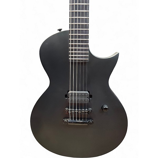 Used ESP LTD EC-BLACK METAL Black Solid Body Electric Guitar