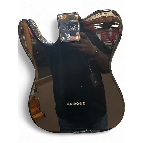 Used Welch TWANG SLINGER DLX Black Solid Body Electric Guitar