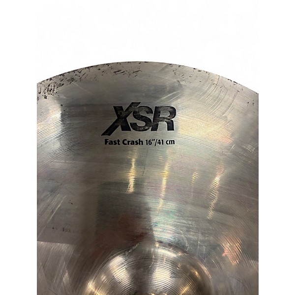 Used SABIAN 16in XSR Fast Crash Cymbal