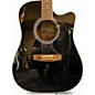 Used Takamine EF341SC black Acoustic Electric Guitar