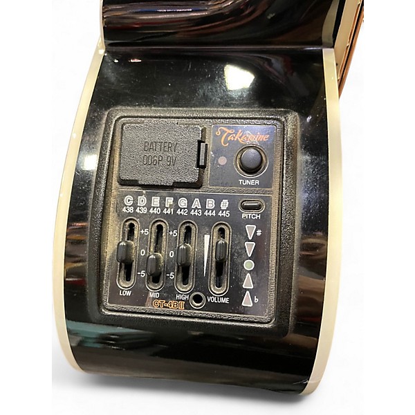 Used Takamine EF341SC black Acoustic Electric Guitar