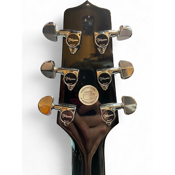 Used Takamine EF341SC black Acoustic Electric Guitar