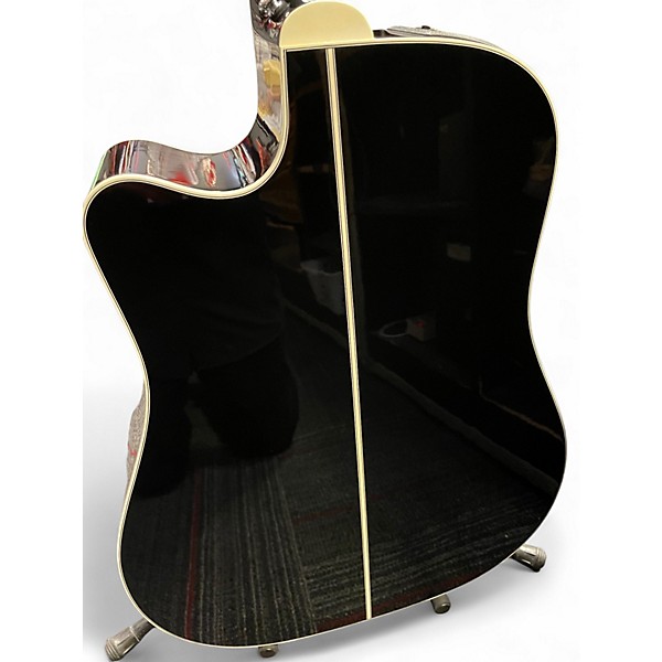 Used Takamine EF341SC black Acoustic Electric Guitar