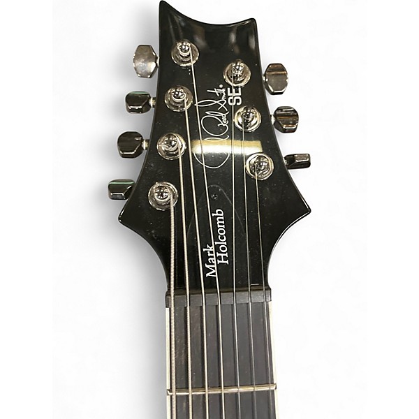 Used PRS SE MARK HOLCOMB 7 Trans Blue Solid Body Electric Guitar