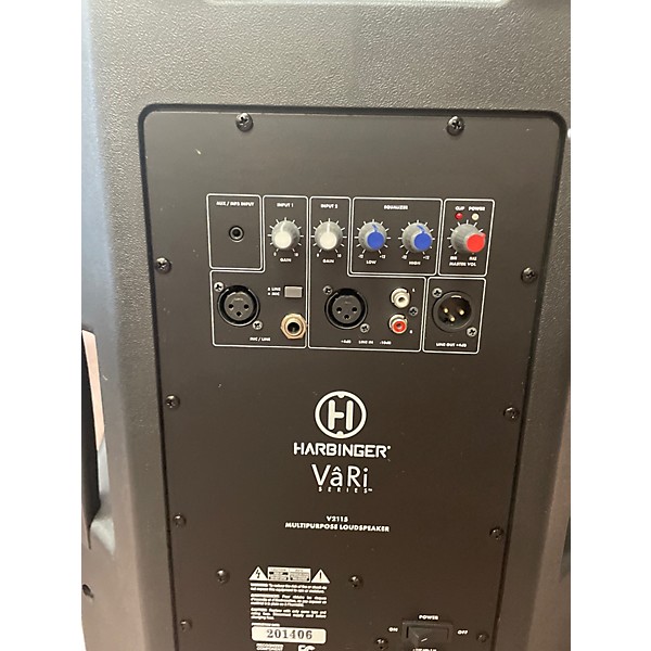 Used Harbinger VARI V2115 Powered Speaker