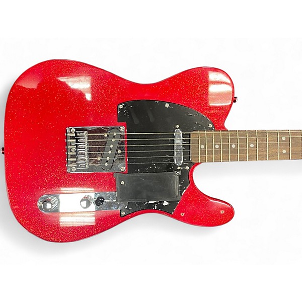 Used Squier Bullet Telecaster RED SPARKLE Solid Body Electric Guitar