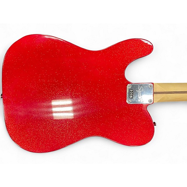 Used Squier Bullet Telecaster RED SPARKLE Solid Body Electric Guitar