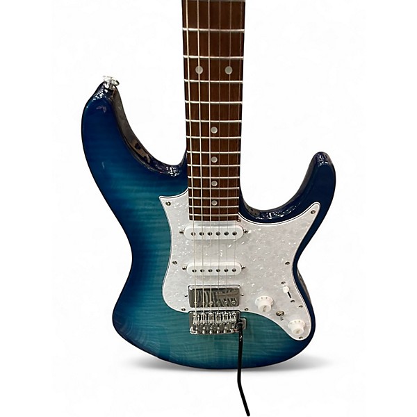 Used Ibanez AZ22S1F  Turquoise Burst Solid Body Electric Guitar