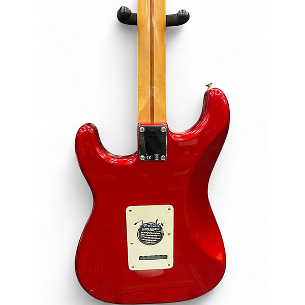 Used Fender Standard Stratocaster Candy Apple Red Solid Body Electric Guitar