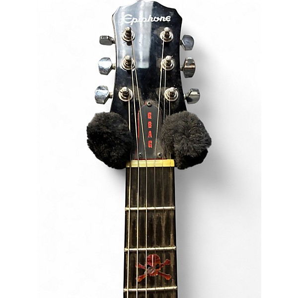 Used Epiphone Les Paul 100 Bolt On Black Solid Body Electric Guitar