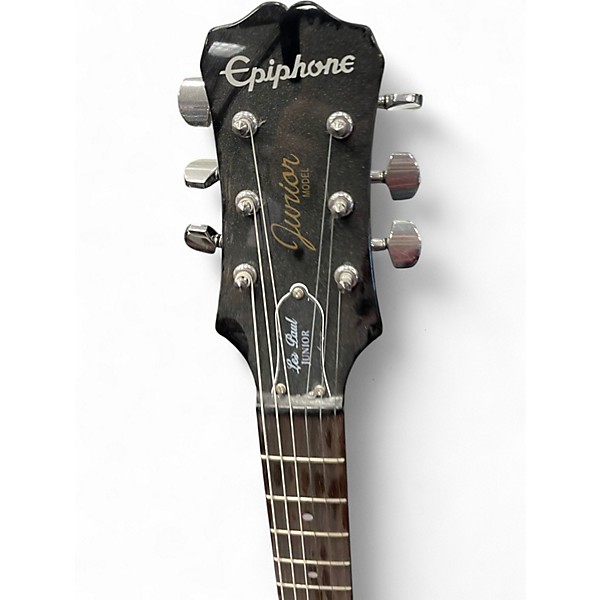 Used Epiphone Les Paul Junior Black Solid Body Electric Guitar