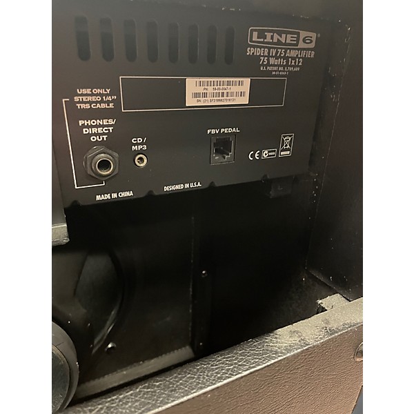 Used Line 6 Spyder IV 75 Guitar Combo Amp