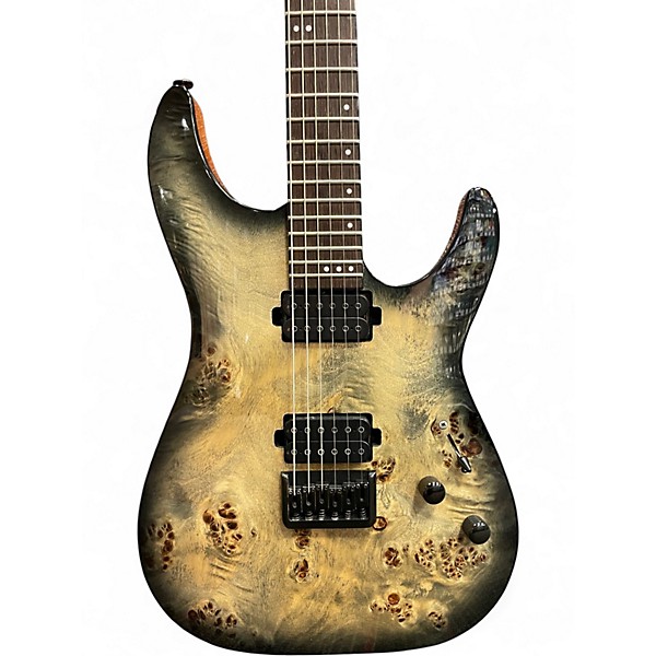 Used Schecter Guitar Research CR-6 Charcoal Burst Solid Body Electric Guitar