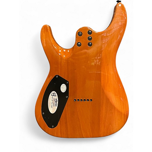 Used Schecter Guitar Research CR-6 Charcoal Burst Solid Body Electric Guitar