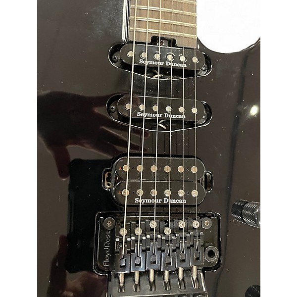 Used Jackson American Series SL3 Soloist Black Solid Body Electric Guitar