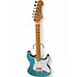 Used Jet JS450 FLAME TOP BLUE Solid Body Electric Guitar thumbnail