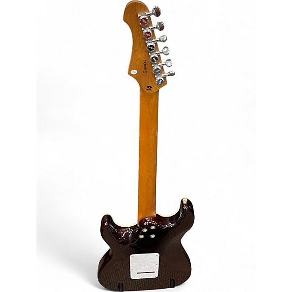 Used Jet JS450 FLAME TOP BLUE Solid Body Electric Guitar